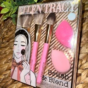 ELLEN TRACY Pink Brush & Blend Set